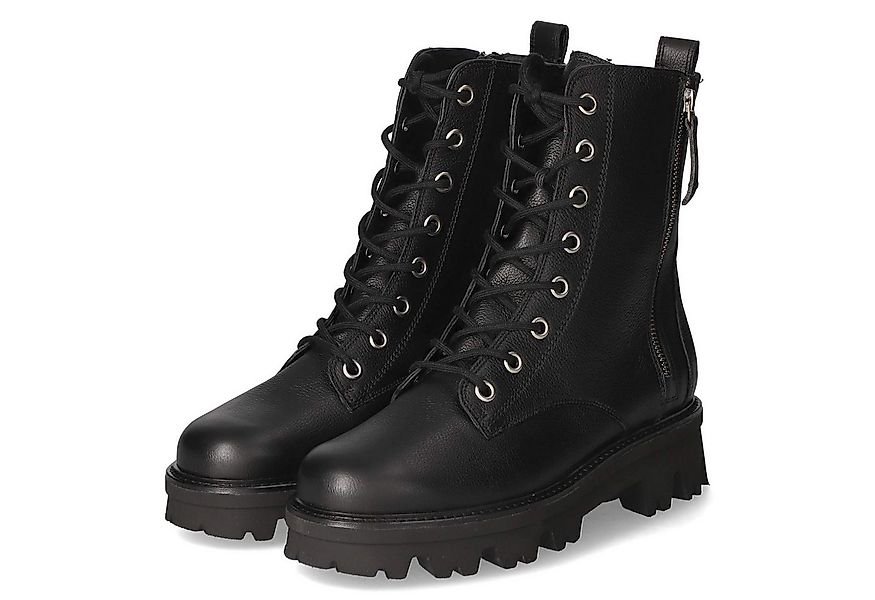 Paul Green Paul Green 8146-00 Damen Glattleder schwarz Schnürstiefel günstig online kaufen