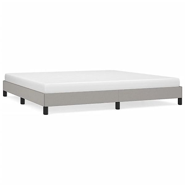 vidaXL Bettgestell Hellgrau 200x200 cm Stoff Modell 31367750 günstig online kaufen