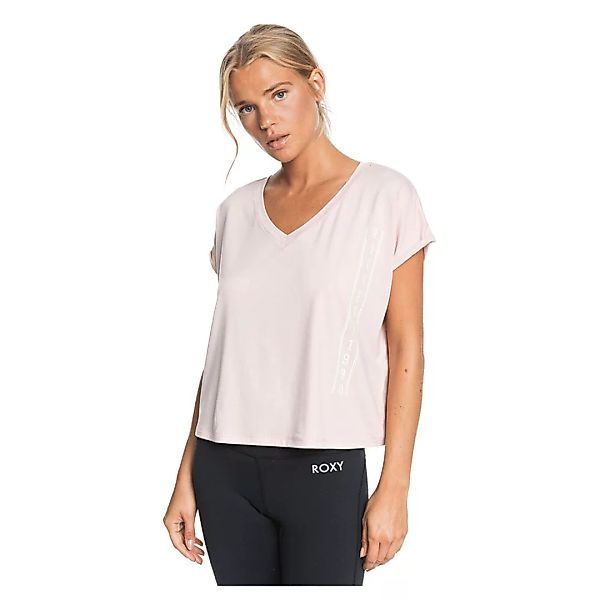 Roxy Sunshine Kurzarm T-shirt M Silver Pink günstig online kaufen