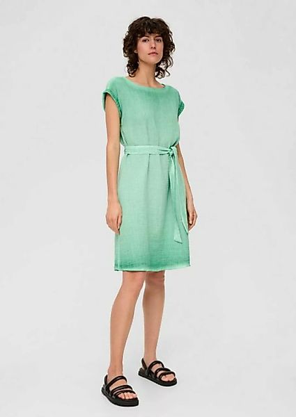 s.Oliver Minikleid Crinkle-Kleid mit Rückenausschnitt Waschung günstig online kaufen