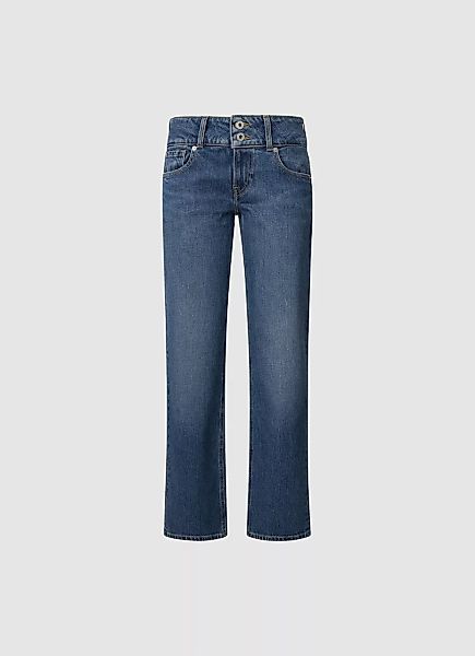 Pepe Jeans Gerade Jeans "STRAIGHT JEANS LW", mit doppeltem Knopfverschluss günstig online kaufen