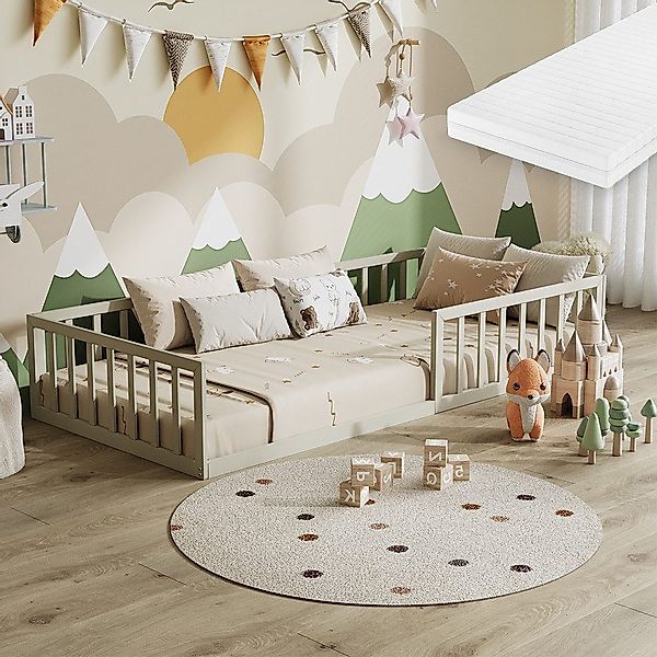 VitaliSpa® Kinderbett Minno, Greige, 90x200 mit günstig online kaufen