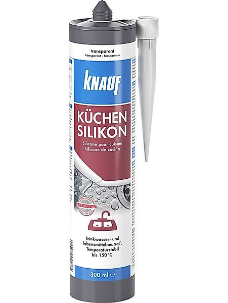 KNAUF Silikon Knauf Küchen Silikon transparent 300 ml günstig online kaufen