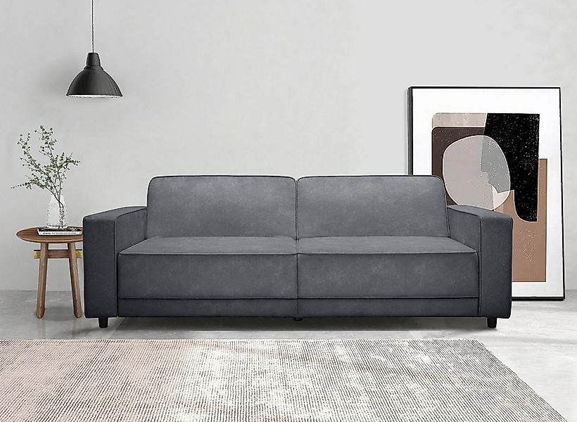 Dorel Home 3-Sitzer ALLIE Schlafsofa 225 cm, Bett-Funktion (108/190cm), tre günstig online kaufen