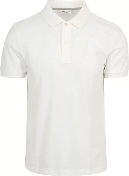 Profuomo Piqué Poloshirt Weiß - Größe S günstig online kaufen