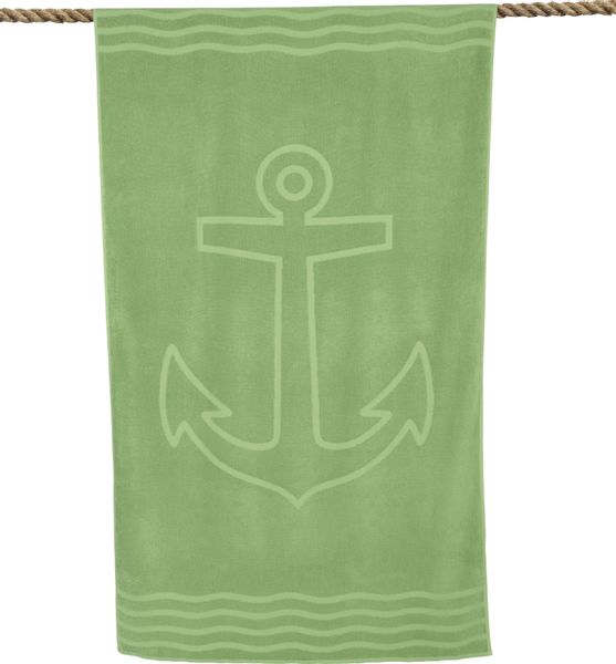 Wewo fashion Strandtuch "Anker" Badetuch, Uni Farben, mit Motiv, reine Baum günstig online kaufen