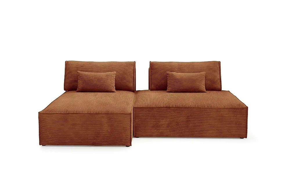 Ecksofa modular Lucca ¦ kupfer ¦ Maße (cm): B: 236 H: 82 Polstermöbel > Sof günstig online kaufen