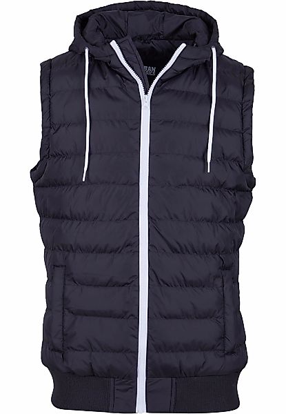 URBAN CLASSICS Jerseyweste "Urban Classics Herren Small Bubble Hooded Vest" günstig online kaufen
