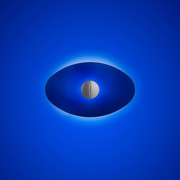 Foscarini Bit 2 Wandleuchte aus Glas, blau günstig online kaufen