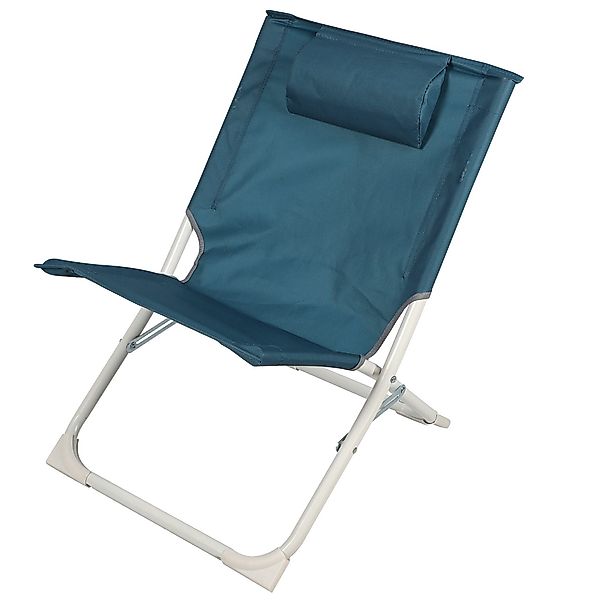 Sunnydays Campingstuhl klappbarer Strandstuhl mit Kissen günstig online kaufen