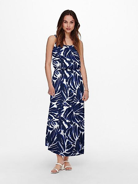 ONLY Maxikleid ONLNOVA LIFE VIS STRAP MAXI DRESS AOP Viskose, regular fit, günstig online kaufen