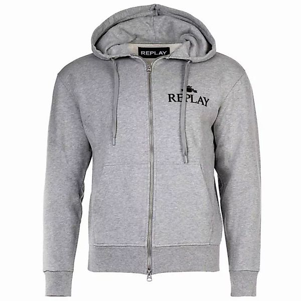 Replay Sweatshirt Herren Sweatjacke - Zip-Jacke, Kapuze, Logo günstig online kaufen