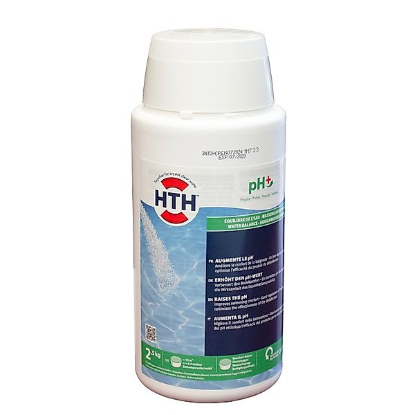 HTH pH Plus Pulver 1,2 kg pH Wert Anhebung Rückstandsfrei alle Pool Typen günstig online kaufen
