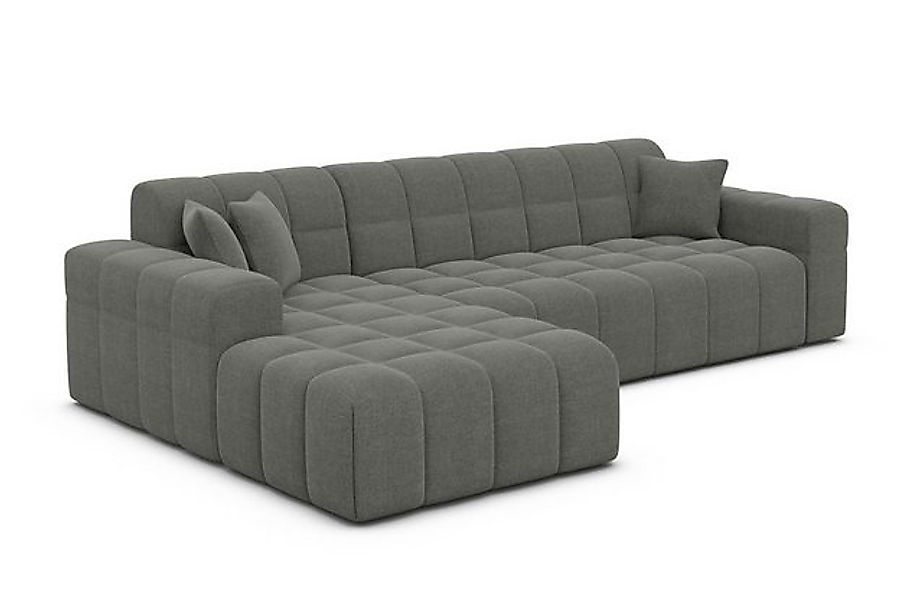 Sofa Dreams Ecksofa Ibiza L Form kurz Stoff, Ottomane - Ausrichtung wählbar günstig online kaufen