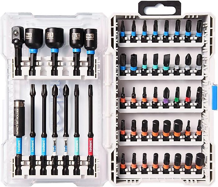 Toolant Schraubendreher 52-tlg. Impact Bit Set S2 Stahl, Hex/Torx/Phillips/ günstig online kaufen