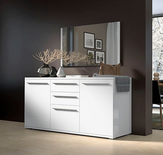 OTTO home Kommode "Piano" (H/B/T): 84,6/150/45,2cm, Hochglanz UV lackiert, günstig online kaufen