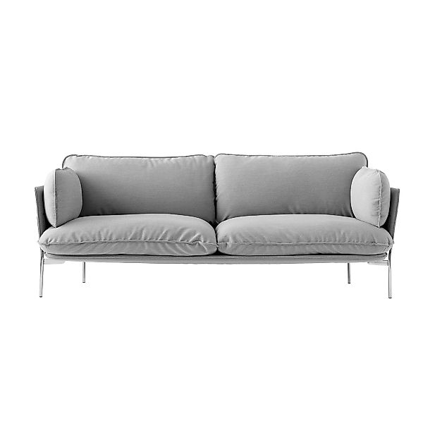 &Tradition - Cloud LN3.2 Sofa 3-Sitzer - hellgrau/Stoff Steelcut trio 133/B günstig online kaufen