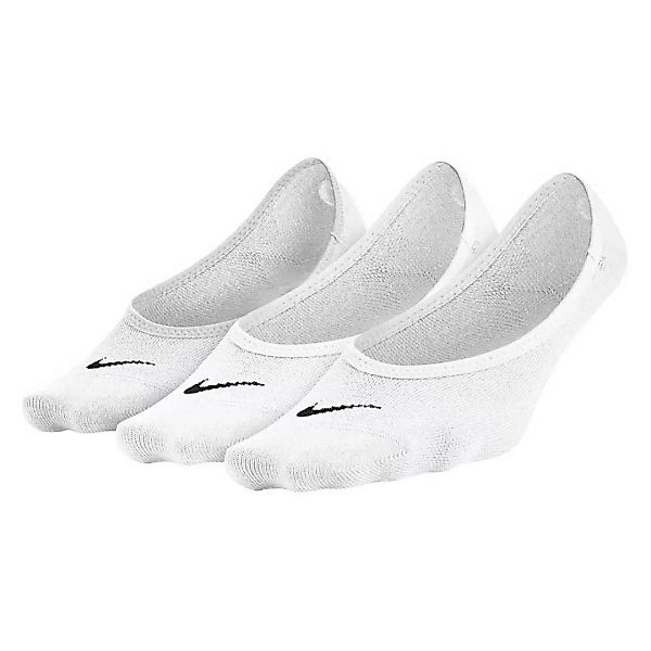 Nike Everyday Lightweight Footie Socken 3 Paare EU 38-42 White / Black günstig online kaufen