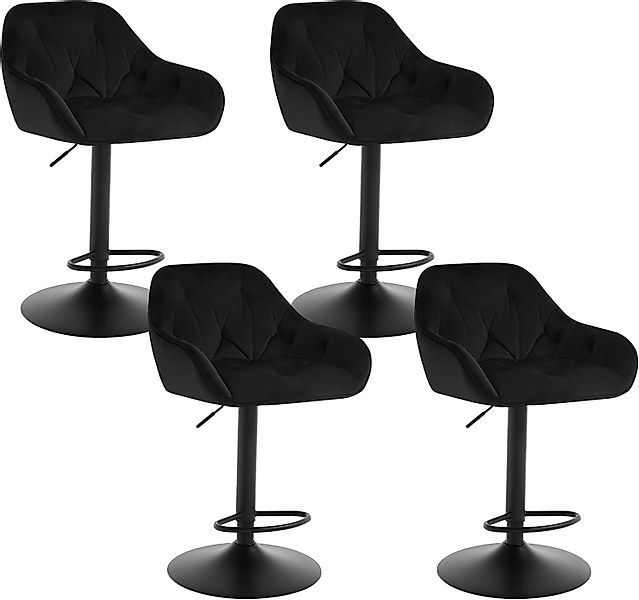 Woltu Barhocker (4 St), höhenverstellbar drehbar, günstig online kaufen