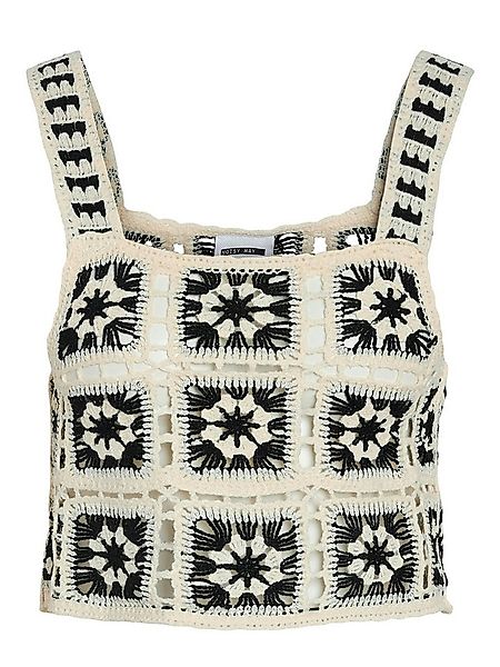 Noisy may Shirttop Modisches Vintage Muster Gehäkelt, Crop Tanktop NMTAMINN günstig online kaufen