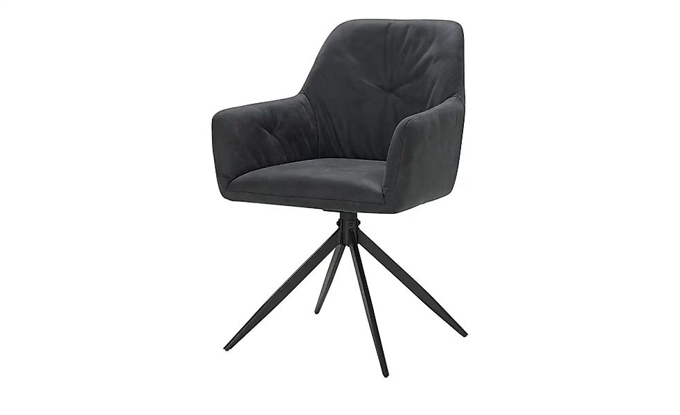 Armlehnstuhl drehbar  Fernando ¦ grau ¦ Maße (cm): B: 58 H: 86 T: 63.0 Stüh günstig online kaufen