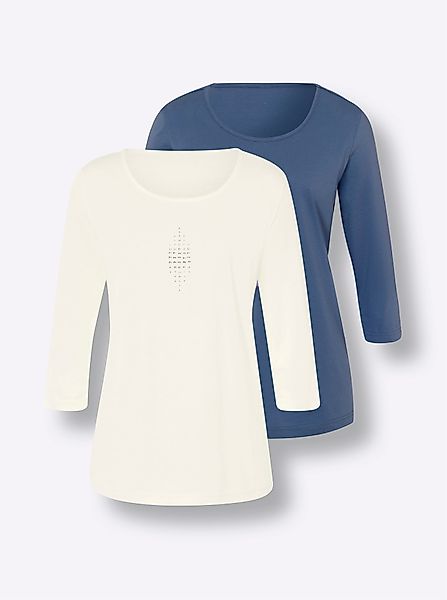 Classic Basics 3/4-Arm-Shirt "Doppelpack Shirts", (2 tlg.) günstig online kaufen