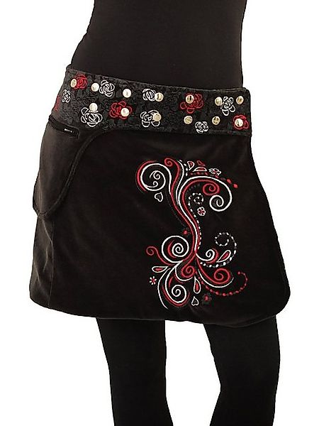 PUREWONDER Wickelrock Winterrock sk236 aus Samt günstig online kaufen