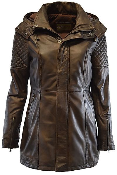 Zimmert Leather Lederjacke Marta washed, Mocca, Braun, Cognac, abnehmbare K günstig online kaufen