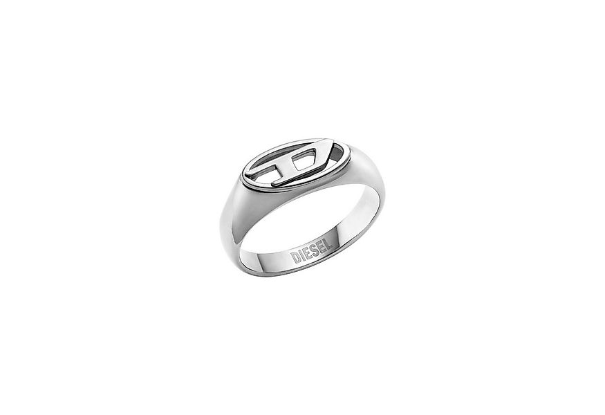 Diesel Fingerring Schmuck Geschenk Edelstahl Ring OVAL D LOGO günstig online kaufen