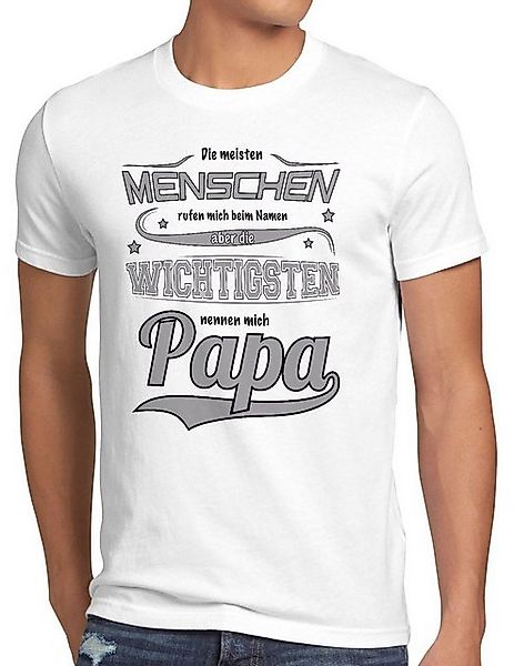 style3 T-Shirt Meisten Menschen rufen Namen wichtigsten Papa Vater Fun Spru günstig online kaufen