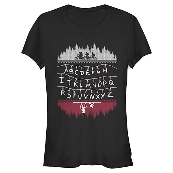 Netflix - Stranger Things - Gruppe Alphabet Lights - Frauen T-Shirt günstig online kaufen