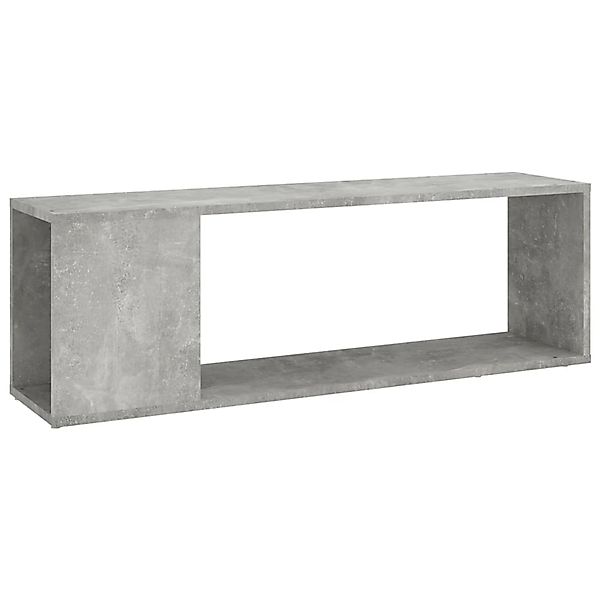 Tv-schrank Betongrau 100x24x32 Cm Spanplatte günstig online kaufen