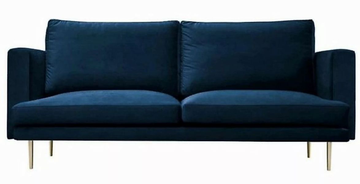 Xlmoebel Sofa Dreisitzer Sofain blauem Farbton für das Wohnzimmer im Design günstig online kaufen