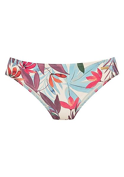 LASCANA Bikini-Hose Imani mit sommerlichem Blätterprint günstig online kaufen