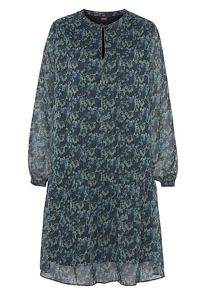 BOSS ORANGE Blusenkleid Dalliana Premium Damenmode mit abstraktem Alloverdr günstig online kaufen