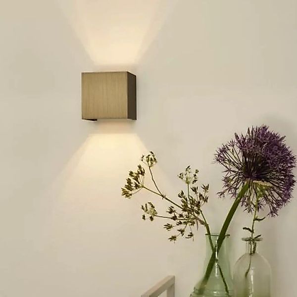 LED Wandleuchte Xio 3.5W G9 350lm eckig in Bronze günstig online kaufen