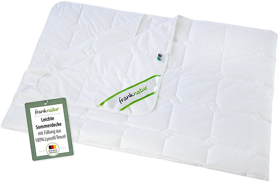 franknatur Naturfaserbettdecke Sommerdecke Lyocell, Füllung: 100% Lyocell/T günstig online kaufen