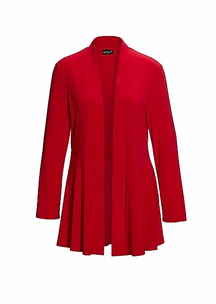 GOLDNER Sweatjacke "Kurzgröße Leichte Shirtjacke lila mit Stretch" Mit Teil günstig online kaufen