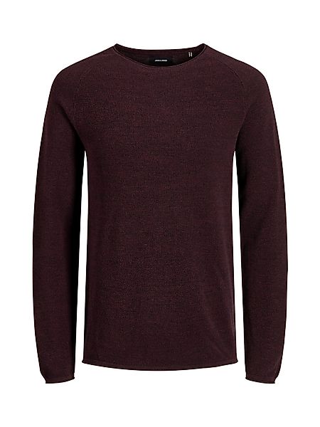 Jack & Jones Rundhalspullover JJEHILL Einfarbiger Pullover mit angenehmem T günstig online kaufen