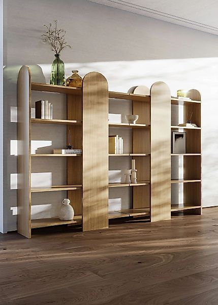 TemaHome Bücherregal "Venice, Offenes elegantes Designregal, 5 Ablagen, Höh günstig online kaufen