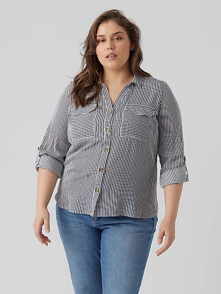 Vero Moda Curve Hemdbluse VMBUMPY L/S günstig online kaufen