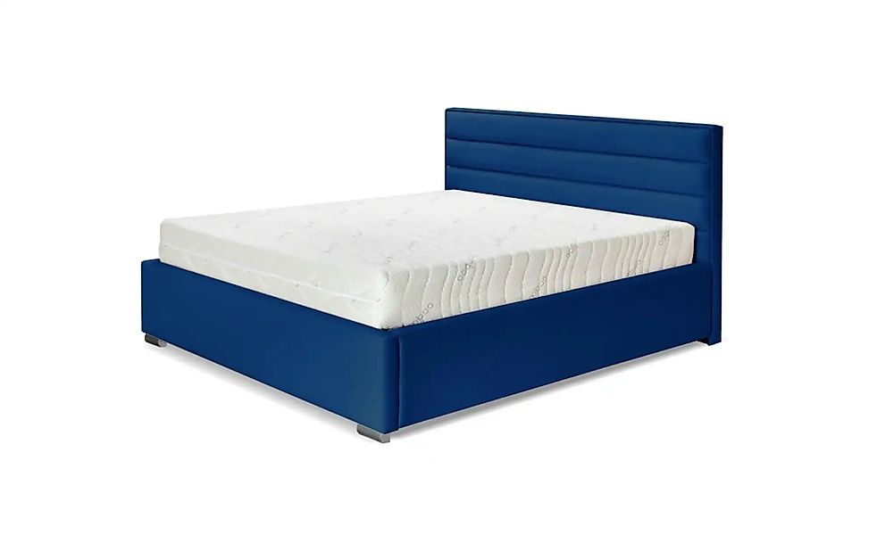 Polsterbett mit Bettkasten Cezar ¦ blau ¦ Maße (cm): B: 180 H: 110 Betten > günstig online kaufen