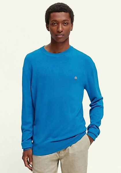 Scotch & Soda Rundhalspullover Essentials - Ecovero viscose-blend crewneck günstig online kaufen