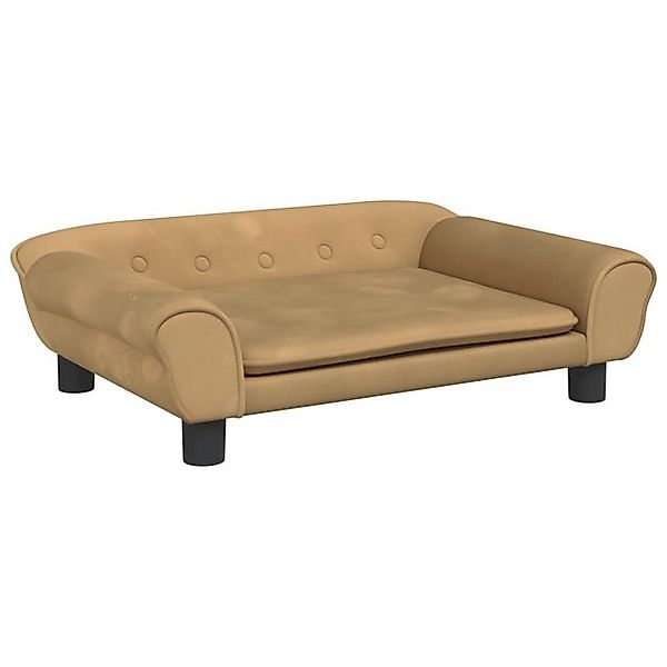 vidaXL Kindersofa, Kindersofa Braun 70x45x26 cm Samt günstig online kaufen
