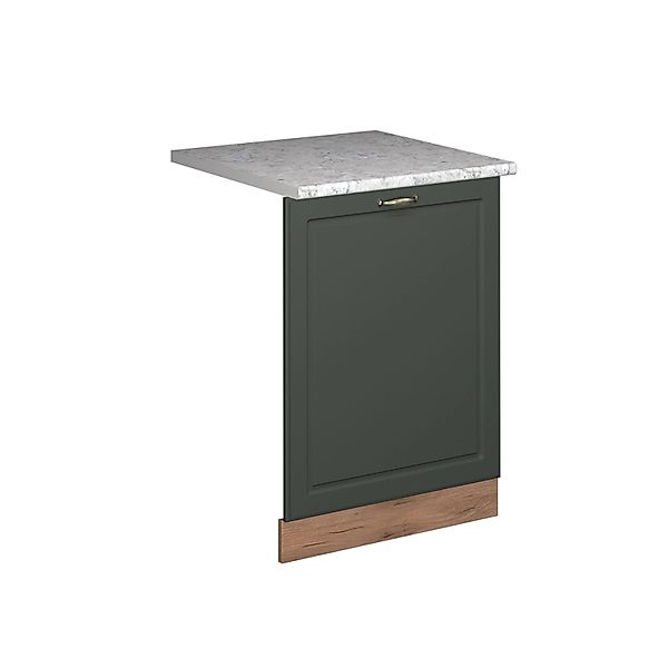 Vicco Geschirrspülblende Fame-Line Grün-Gold Landhaus 60 cm AP Marmor günstig online kaufen