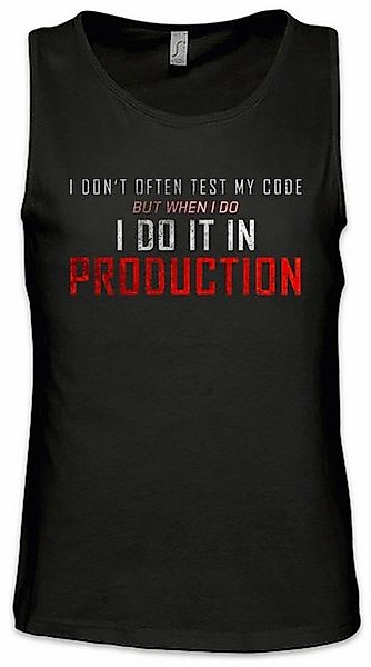Urban Backwoods Tanktop I Don't Often Test My Code Ärmelloses T-Shirt Produ günstig online kaufen