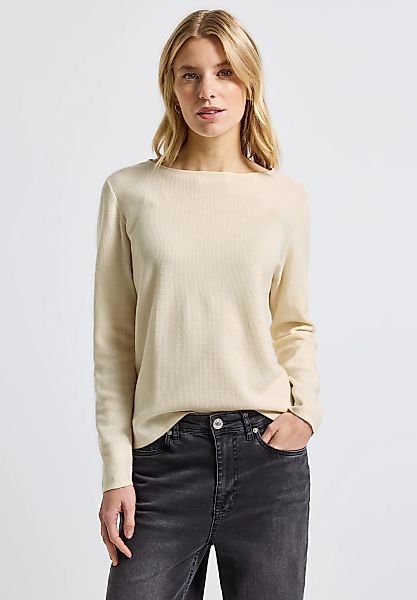 STREET ONE Strickpullover, mit U-Boot-Ausschnitt günstig online kaufen