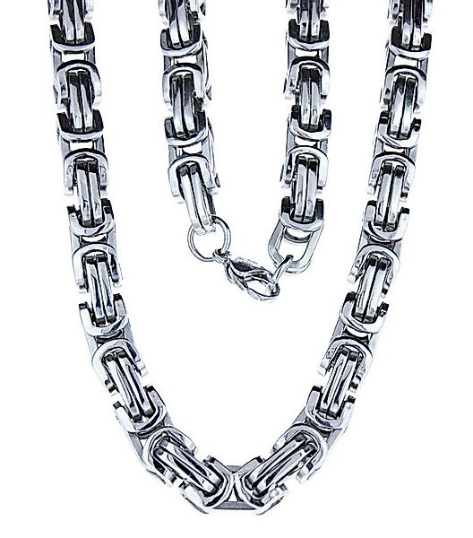 Kiss of Leather Königskette 8,4mm eckige Edelstahl Königskette, 8,4 mm dick günstig online kaufen