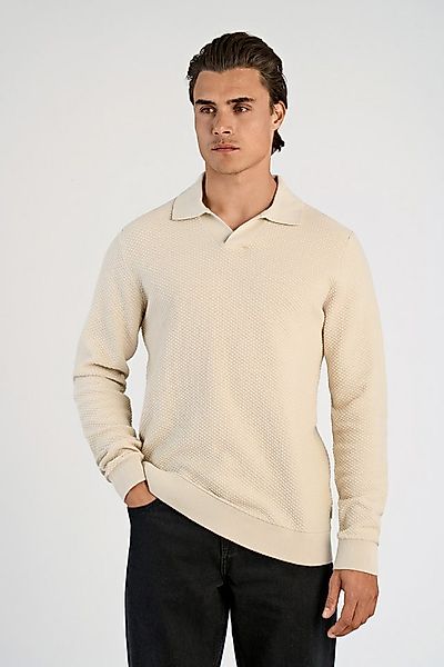 LINDBERGH Strickpullover mit Hemdkragen und leichter Struktur günstig online kaufen