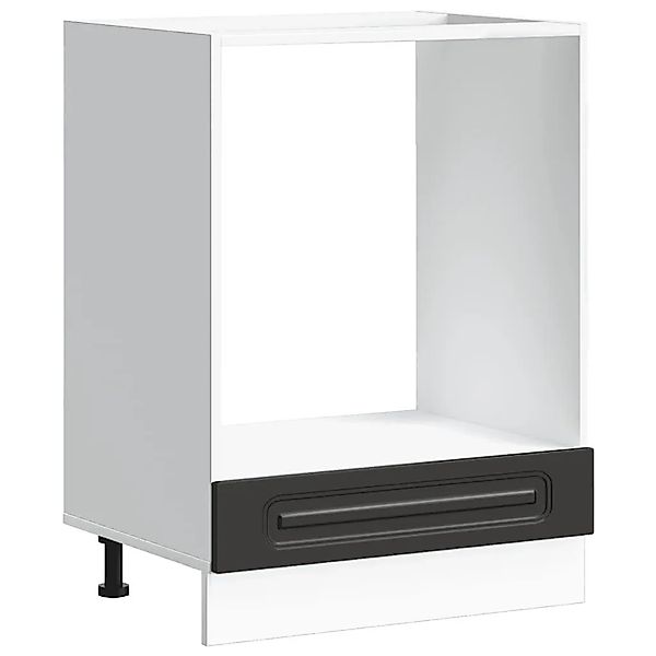 vidaXL Herdumbauschrank Kalmar Schwarz Holzwerkstoff 853518 günstig online kaufen